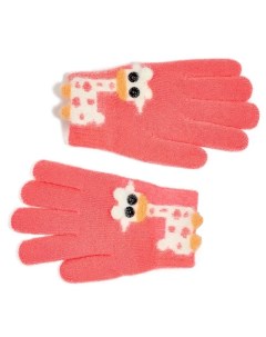 Перчатки детские Жирафик розовый 14 Baziator