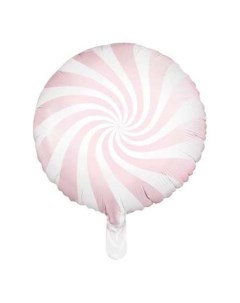 Воздушный шар Леденец фольгированный розовый 45 см Party deco