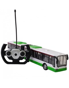Радиоуправляемая машинка пассажирский Автобус с гармошкой зеленый 666 676A Hb 666