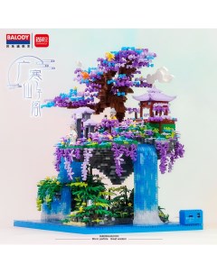 Конструктор 3D из миниблоков Китайский висячий Сад с подсветкой 4574 эл BA16290 Balody