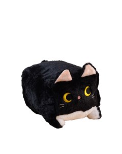 Мягкая игрушка Котокуб Квадратный кот черный Plush story