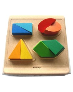Рамка вкладыш Геометрия формы Plan toys