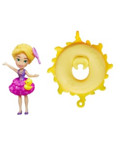 Мини кукла Принцесса Диснея Рапунцель плавающая на круге Hasbro Disney princess