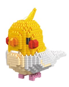 Конструктор 3D из миниблоков Веселая птичка Попугай 496 элементов DI668 111 Daia