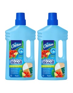 Комплект Средство для мытья полов Тропический океан 1 литр х 2 шт Chirton