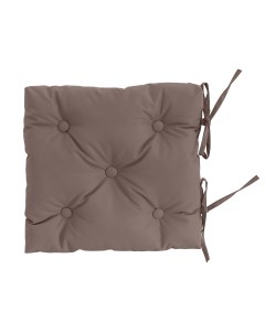 Подушка на стул Оксфорд коричневый 40х40 см Kauffort