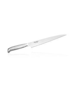 Кухонный нож для нарезки хлеба Narihira рукоять сталь FC 63 Fuji cutlery