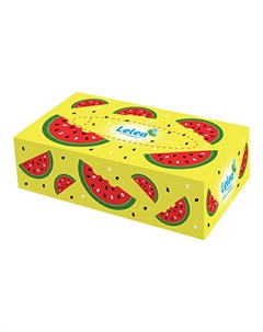 Салфетки бумажные Watermelon двухслойные 100 шт Lelea