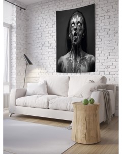 Вертикальное фотопанно на стену Зомбированная женщина 150x200 см Joyarty