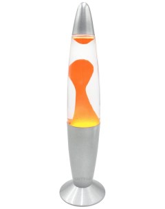 Лава лампа 35 см Прозрачная Оранжевая Hittoy