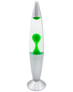 Лава лампа 35 см Прозрачная Зеленая Hittoy