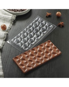 Форма для шоколада Ромбы 18x8 см цвет прозрачный 20 шт Nobrand