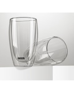 Набор из 2 х стаканов с двойными стенками DG101 450 450 мл х 2 шт Lecafeier