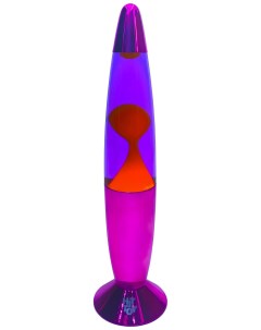 Лава лампа 34 см Хром фиолетовый оранжевый Hittoy