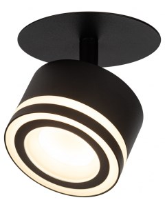 Встраиваемый светильник под лампу GX53 DK114 BK черный Б0059790 Era