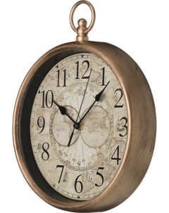 Часы Настенные Кварцевые Italian Style 31x25 см Античное Золото Lefard