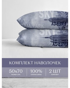 Комплект наволочек бязь 50х70 2 шт 27092 1 Dream City Унисон