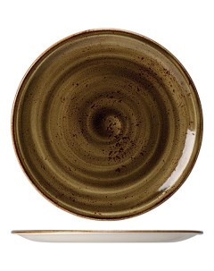 Тарелка пирожковая Крафт 15 см коричневый фарфор 11320568 Steelite