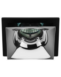Встраиваемый светильник декоративный KL102 BK CH MR16 GU5 3 черный хром Б0056356 Era