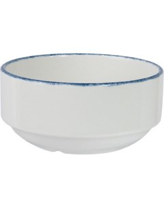 Бульонная чашка без ручек Блю дэппл 285 мл 11 см синий фарфор 17100121 Steelite