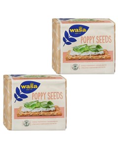 Хлебцы Poppy Seeds пшеничные с белым маком 240 г 2 шт Wasa