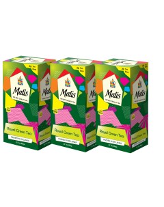 Чай зеленый Королевский 2 г 3 шт по 25 пакетиков Matis
