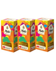 Чай черный Золото Цейлона 25 пакетиков х 3 шт Matis