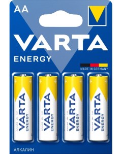 Батарейки 4106 213 414 Energy LR6 316 BL4 комплект 8 батареек 2 упак х 4шт Varta