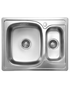 Мойка кухонная врезная из нержавеющей стали N 6350 L 0 8 180 1 5P глянец Sinklight