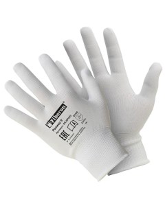 Перчатки полиэстер Для сборочных работ без и у 9 L белые PR BP023 Fiberon