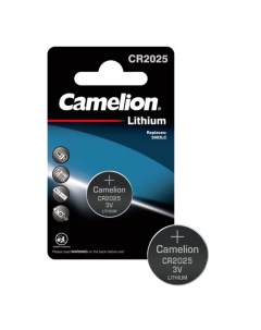 Литиевая батарейка CR2025 BL 1 3V 3067 Camelion