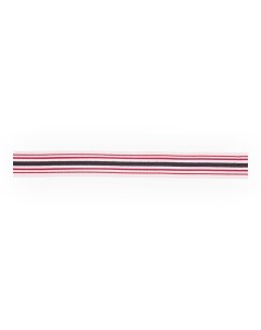 Лента репсовая с рисунком 12 мм 22 5 м 028 розовый линии GRC 12 Gamma