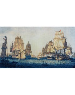 Набор для вышивания KR 1624 Корабли в Алжире 51 х 27 5 см Panna