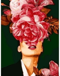 Картина по номерам Алый цветок холст на подрамнике 40х50 см GX39365 Paintboy