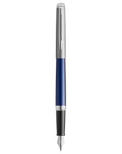 Перьевая ручка Hemisphere 2146616 Matte SS Blue CT F сталь нержавеющая подар кор Waterman
