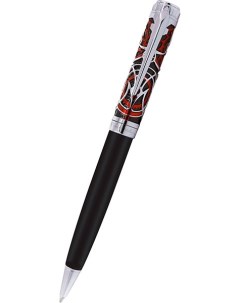 Шариковая ручка L ESPRIT цвет матовый черный красный Упаковка L Pierre cardin
