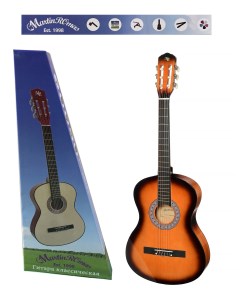 Классическая гитара с аксессуарами набор PACK JR 360 SB Martin romas