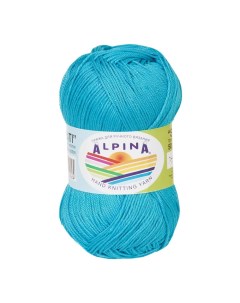 Пряжа Sati 115 ярко голубой Alpina