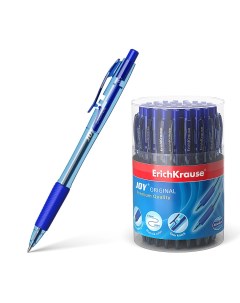 Ручка шариковая Joy Original 43346 синие 0 7 мм 1 шт Erich krause