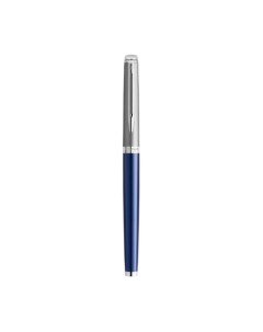 Ручка роллер Hemisphere 2146618 Matte SS Blue CT F черные подар кор Waterman