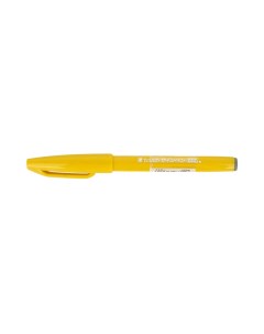 Фломастер кисть Brush Sign Pen желтый Pentel