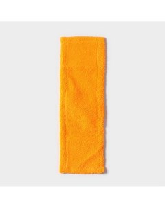 Насадка для плоской швабры 42 12 см микрофибра цвет оранжевый Доляна