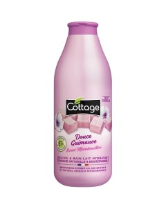 Увлажняющий гель для душа и пена для ванны 2 в 1 Moisturizing Shower Gel Bath Milk SWEET MARSHMALLOW Cottage