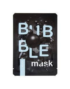 Чёрная пузырьковая маска для лица Очищение и сияние Л'этуаль
