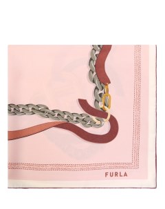 Платок шелковый с принтом Furla