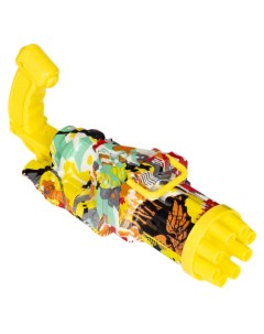Пистолет вентилятор для мыльных пузырей Наше Лето Мыльная пушка со светом Bondibon