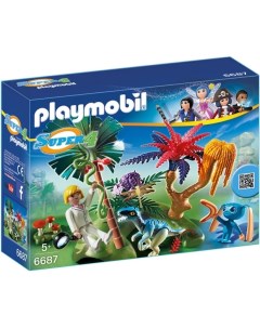 Конструктор Затерянный остров с Алиен и Хищником Playmobil