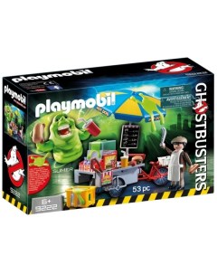 Конструктор Лизун и торговая тележка с хот догами Playmobil