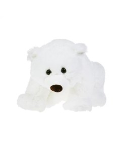 Мягкая игрушка Gulliver Медведь белый лежачий 37 см Gulliver мягкая игрушка