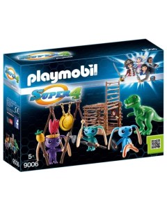 Конструктор Инопланетный воин с Т рекс ловушкой Playmobil